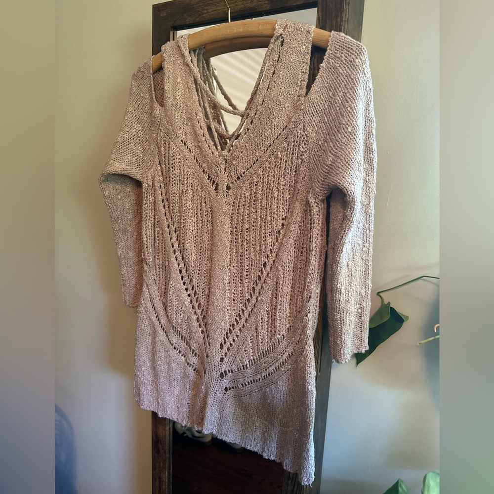 Pink sweater